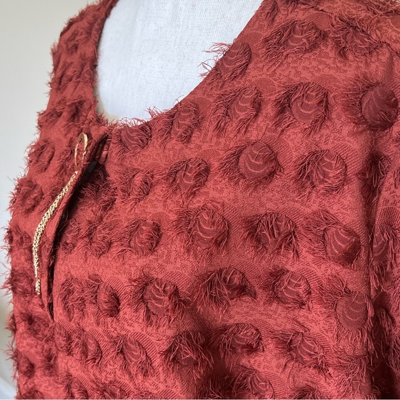 Dennis By Dennis Basso | Diagonal Clipped Jacquard Topper Jacket | Size 2X - Picture 5 of 15